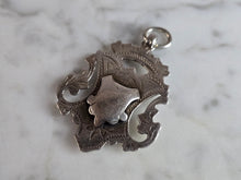 Load image into Gallery viewer, Antique English Sterling Silver Watch Fob Medal 6.2g E7516