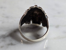 Load image into Gallery viewer, Mens Estate Sterling Silver Chief Head Skull Gothic Ring 6.9g E7837