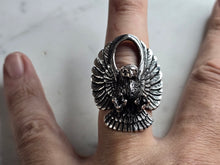 Load image into Gallery viewer, Mens Estate Sterling Silver Eagle Ring 21.4g E7842
