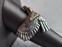 Load image into Gallery viewer, Mens Sterling Silver Two Tone Eagle Ring 8.6g E7849