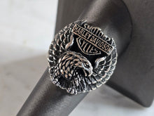 Load image into Gallery viewer, Mens Estate Sterling Silver Harley Davidson Motorcycle Ring 15.7g #E7910