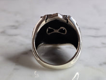 Load image into Gallery viewer, Mens Estate Sterling Silver Harley Davidson Motorcycle Ring 15.7g #E7910