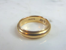 Load image into Gallery viewer, VINTAGE ESTATE 14K GOLD WEDDING BAND RING 6.0g  E1031