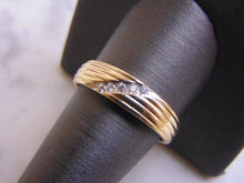 Load image into Gallery viewer, Mens Vintage Estate 14k Yellow Gold Diamond Ring 5.4g  #E1039