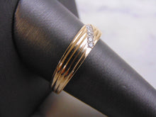 Load image into Gallery viewer, Mens Vintage Estate 14k Yellow Gold Diamond Ring 5.4g  #E1039