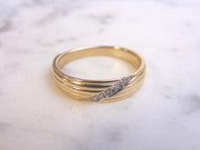 Load image into Gallery viewer, Mens Vintage Estate 14k Yellow Gold Diamond Ring 5.4g  #E1039