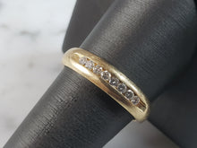 Load image into Gallery viewer, Mens Vintage Estate 14k Yellow Gold Diamond Ring 4.8g  #E1085