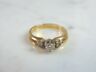 Load image into Gallery viewer, Unique Women's Vintage Estate 14K Yellow Gold Diamond Engagement Ring, 3.4g #E1206