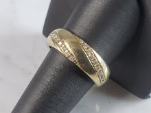 Load image into Gallery viewer, Mens Vintage Estate 14k Yellow Gold Diamond Ring 8.5g  #E1214