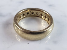 Load image into Gallery viewer, Mens Vintage Estate 14k Yellow Gold Diamond Ring 8.5g  #E1214