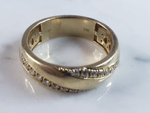 Load image into Gallery viewer, Mens Vintage Estate 14k Yellow Gold Diamond Ring 8.5g  #E1214