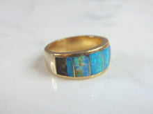 Load image into Gallery viewer, Unique Vintage Estate Women's 14K Gold Ring W/ Opal 7.5g E1216