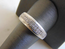 Load image into Gallery viewer, Mens Vintage Estate 10k White Gold Diamond Ring 3.7g E1257