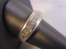 Load image into Gallery viewer, Mens Vintage Estate 10k White Gold Diamond Ring 3.7g E1257