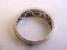 Load image into Gallery viewer, Mens Vintage Estate 10k White Gold Diamond Ring 3.7g E1257