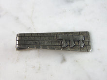 Load image into Gallery viewer, Mens Vintage Estate Sterling Silver Middle Eastern Tie Clip 4.8g E1281