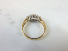 Load image into Gallery viewer, Lovely Womens Vintage Estate 14K Yellow Gold Diamond Cluster Ring 3.5g E1338