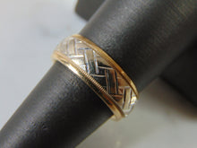 Load image into Gallery viewer, Mens Womens Vintage Estate 14K White Gold Band Ring, 7.1g E1650