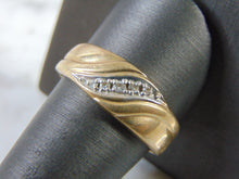 Load image into Gallery viewer, Mens Vintage Estate 14K Yellow Gold & Diamond Ring 6.8g E1769