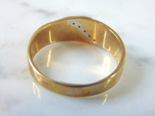 Load image into Gallery viewer, Mens Vintage Estate 14K Yellow Gold & Diamond Ring 6.8g E1769