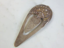 Load image into Gallery viewer, Antique Estate Kirk & Son Sterling Silver Repousse Floral Book Mark 13.0g E1840