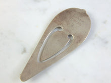 Load image into Gallery viewer, Antique Estate Kirk & Son Sterling Silver Repousse Floral Book Mark 13.0g E1840