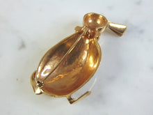Load image into Gallery viewer, Attractive Vintage Estate 14K Yellow Gold Duck Brooch w/ Gemstones, 14.5g E1878