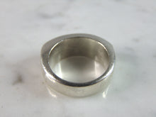 Load image into Gallery viewer, Mens Vintage Estate Heavy Sterling Silver Modernist Ring 11.3g E2582