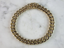 Load image into Gallery viewer, Mens Vintage Estate 14K Yellow Gold Chain Link Bracelet 22g E2631