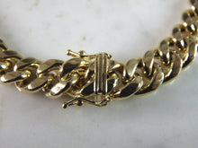 Load image into Gallery viewer, Mens Vintage Estate 14K Yellow Gold Chain Link Bracelet 22g E2631