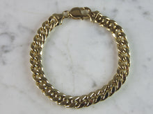 Load image into Gallery viewer, Mens Vintage Estate 14K Yellow Gold Chain Link Bracelet 22.6g E2632