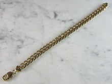 Load image into Gallery viewer, Mens Vintage Estate 14K Yellow Gold Chain Link Bracelet 22.6g E2632