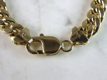 Load image into Gallery viewer, Mens Vintage Estate 14K Yellow Gold Chain Link Bracelet 22.6g E2632