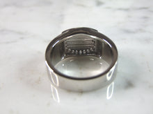 Load image into Gallery viewer, Mens Estate Sterling Silver Tigers Eye Ring 11.0g E2678