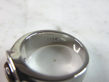 Load image into Gallery viewer, Mens Estate Sterling Silver Tigers Eye Ring 11.0g E2678