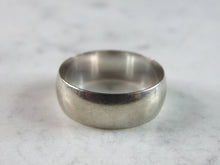 Load image into Gallery viewer, Mens Vintage Estate 14K White Gold Wedding Band Ring 6.1g E3134