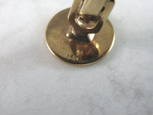 Load image into Gallery viewer, Mens Vintage Estate 14k Yellow Gold Fleur-de-lis Cufflinks 10.7g E3143