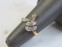 Load image into Gallery viewer, Exquisite Vintage Estate Women's 14K White & Rose Gold, Diamond Ring, 3.0g E3241
