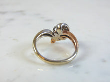 Load image into Gallery viewer, Exquisite Vintage Estate Women's 14K White & Rose Gold, Diamond Ring, 3.0g E3241