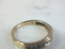 Load image into Gallery viewer, Mens Vintage Estate 14k White Gold Diamond Ring 4.3g #E3297