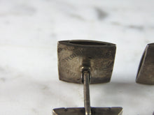 Load image into Gallery viewer, Mens Vintage Estate Sterling Silver Modernist Cufflinks 12.6g E3669