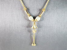 Load image into Gallery viewer, Stunning Womens Vintage Estate 21k Yellow Gold Necklace 11.2g E3729