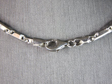 Load image into Gallery viewer, Mens Vintage Estate Sterling Silver Modernist Necklace 36.8g E5539
