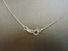 Load image into Gallery viewer, VINTAGE .925 STERLING SILVER NECKLACE W DIAMONDS HEART PENDANT  3.31g  E1120