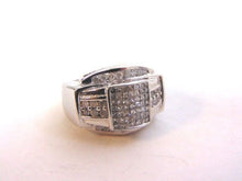 Load image into Gallery viewer, Mens Vintage Estate 14K White Gold Diamond Ring 13.9g  E2756