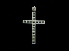 Load image into Gallery viewer, Vintage Estate 10k Gold & Diamonds Religious Crucifix Cross Pendant 4.1g E2951