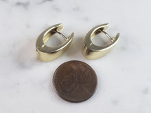 Load image into Gallery viewer, Pr Womens Vintage Estate 14K Yellow Gold Hoop Earrings, 6.7g E6118