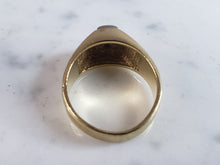 Load image into Gallery viewer, Mens Vintage Estate 14K Yellow Gold Diamond Ring 9.8g E6195