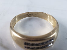 Load image into Gallery viewer, Mens Vintage Estate 14k Yellow Gold Diamond Ring 3.8g  #E6255
