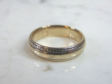 Load image into Gallery viewer, Mens Vintage Estate 14k White Gold Wedding Band Ring 8.8g E853